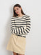 Alex Mill Jaime Striped Sweater  - White/Ash