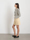 Alex Mill Jaime Striped Sweater  - White/Ash