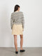 Alex Mill Jaime Striped Sweater  - White/Ash