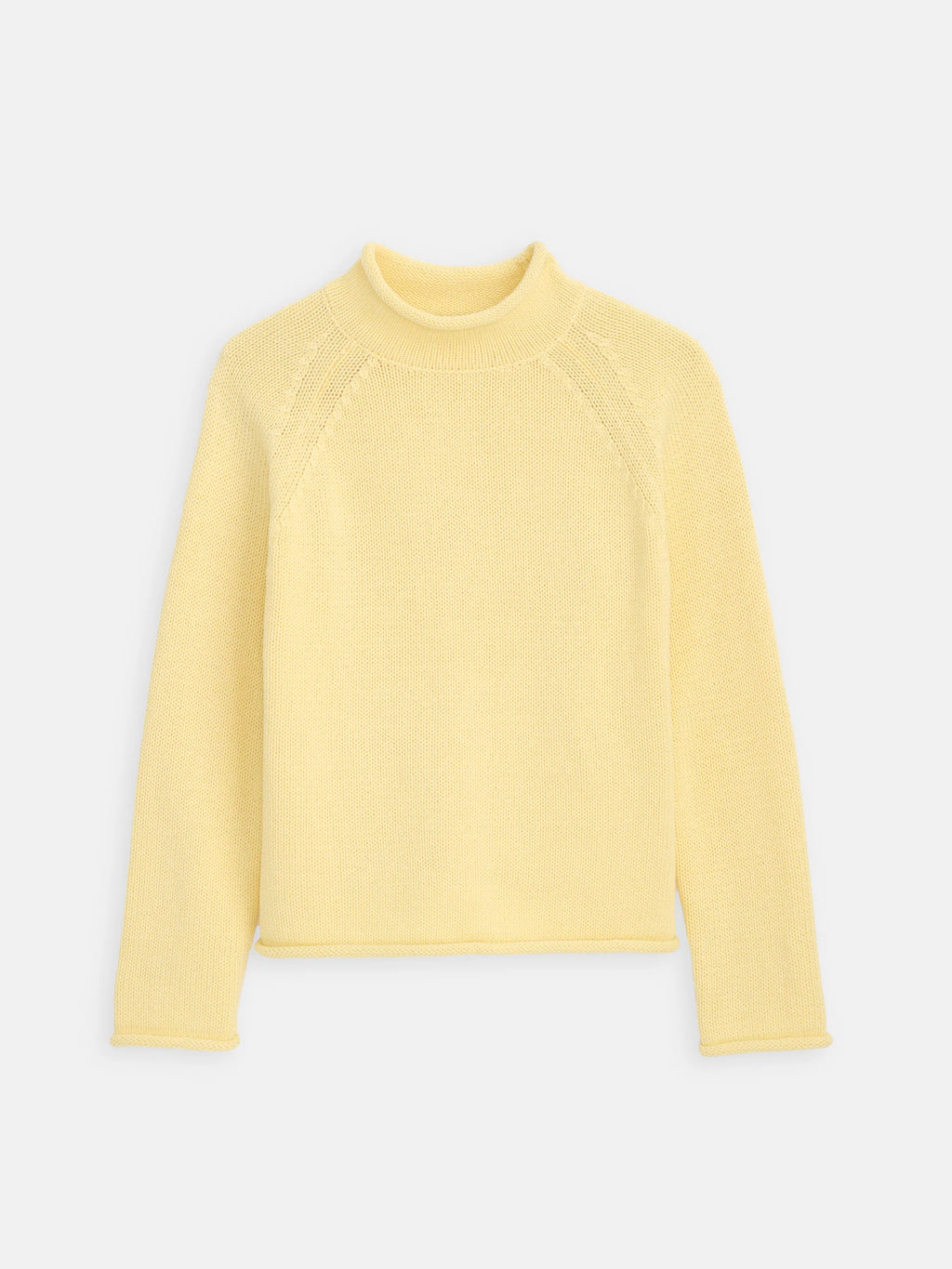 Alex Mill Eastport Rollneck in Cotton - Double Cream