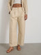 Alex Mill Soho Pant in Cotton Linen - Tan