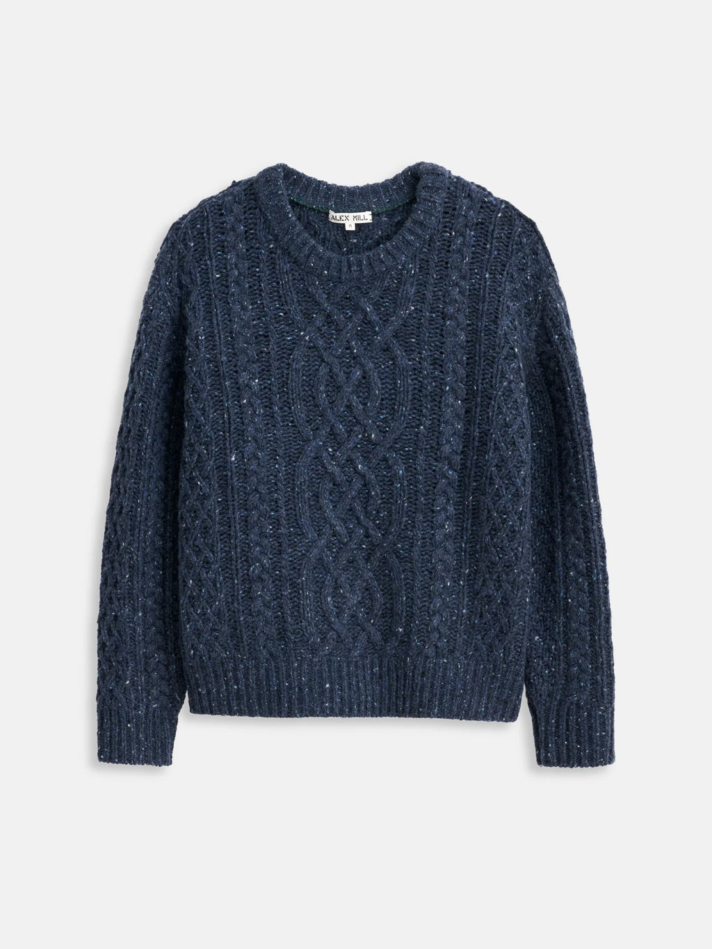 Alex Mill Madelyn Donegal Sweater - Navy