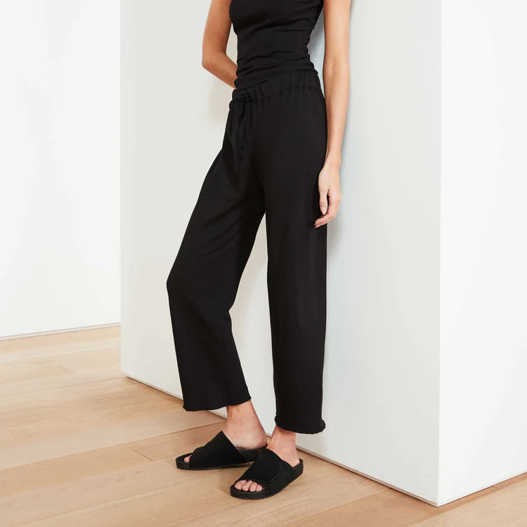 James Perse French Terry Relaxed Sweatpant - Black