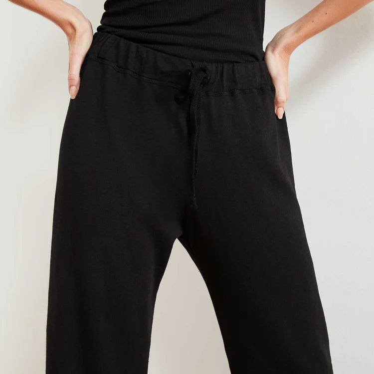 James Perse French Terry Relaxed Sweatpant - Black