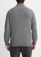 Vince Wool-Cashmere Relaxed Quarter-Zip Sweater - Medium Heather Grey