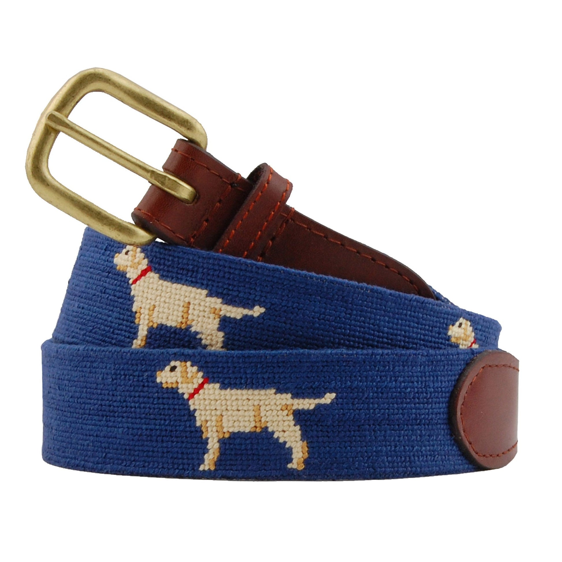 Smathers & Branson Yellow Lab Belt (Classic Navy)