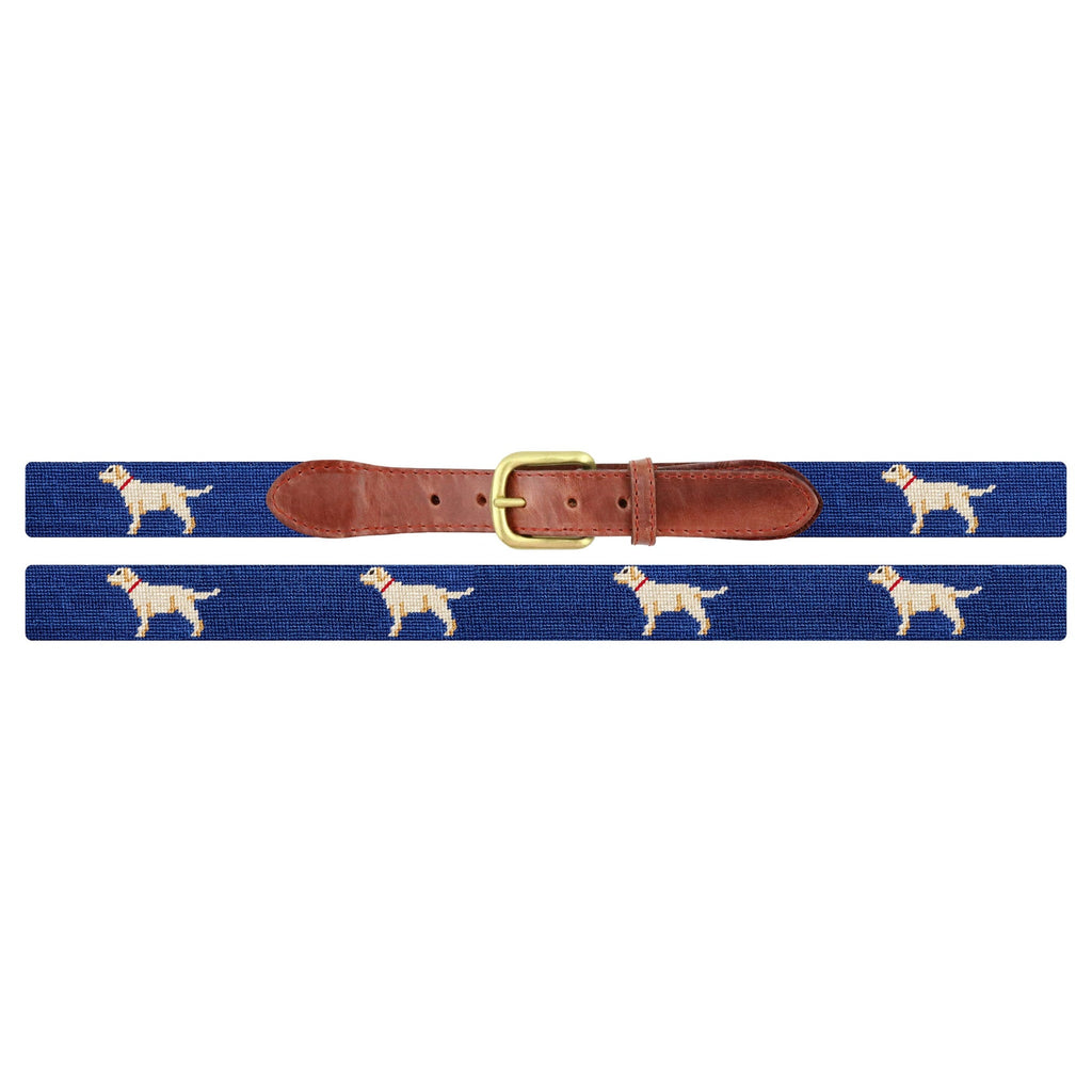 Smathers & Branson Yellow Lab Belt (Classic Navy)