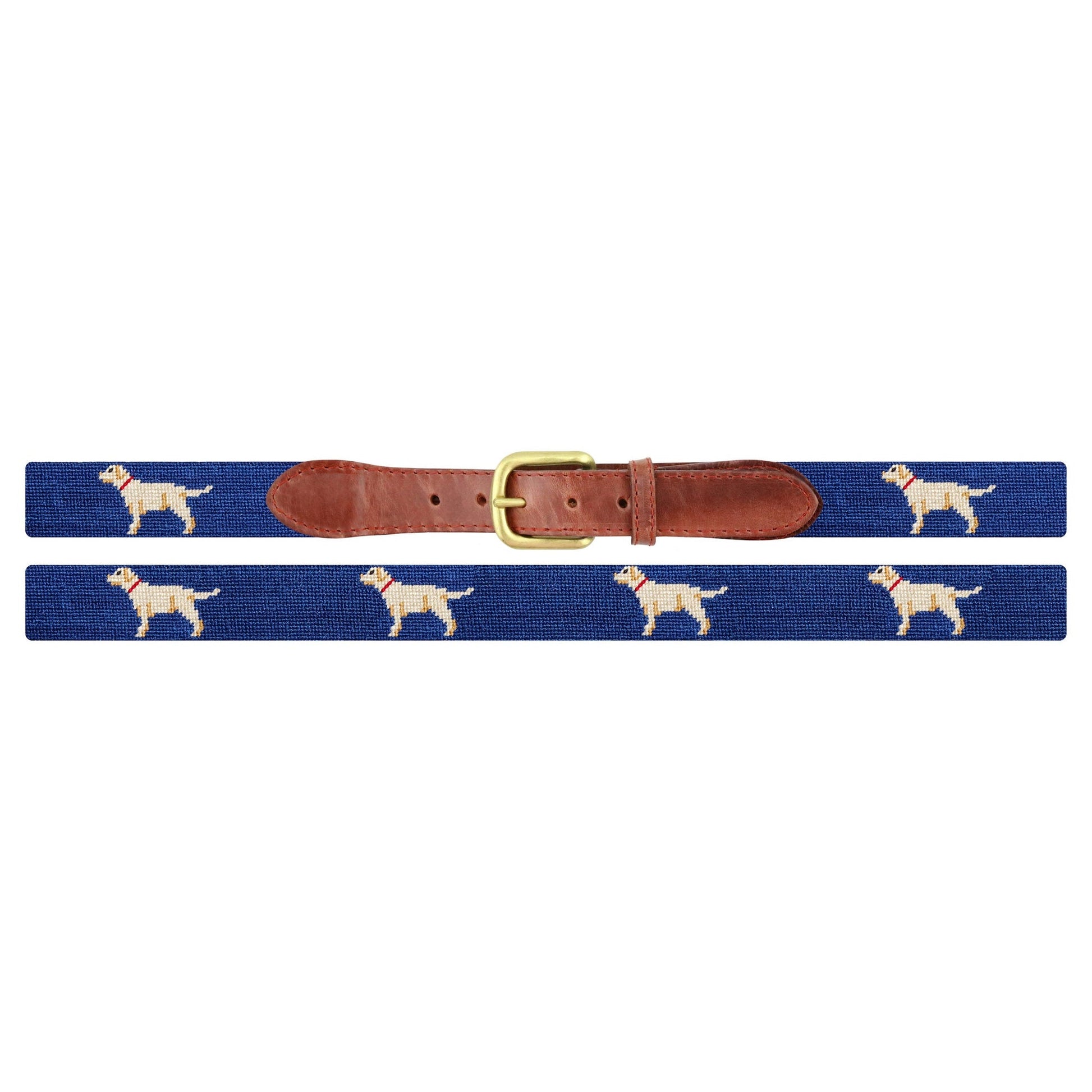Smathers & Branson Yellow Lab Belt (Classic Navy)