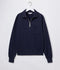 Merz b. Schwanen ZIPC01 Zip Collar Sweatshirt, 11oz/sq.yd., Relaxed Fit - Dark Navy