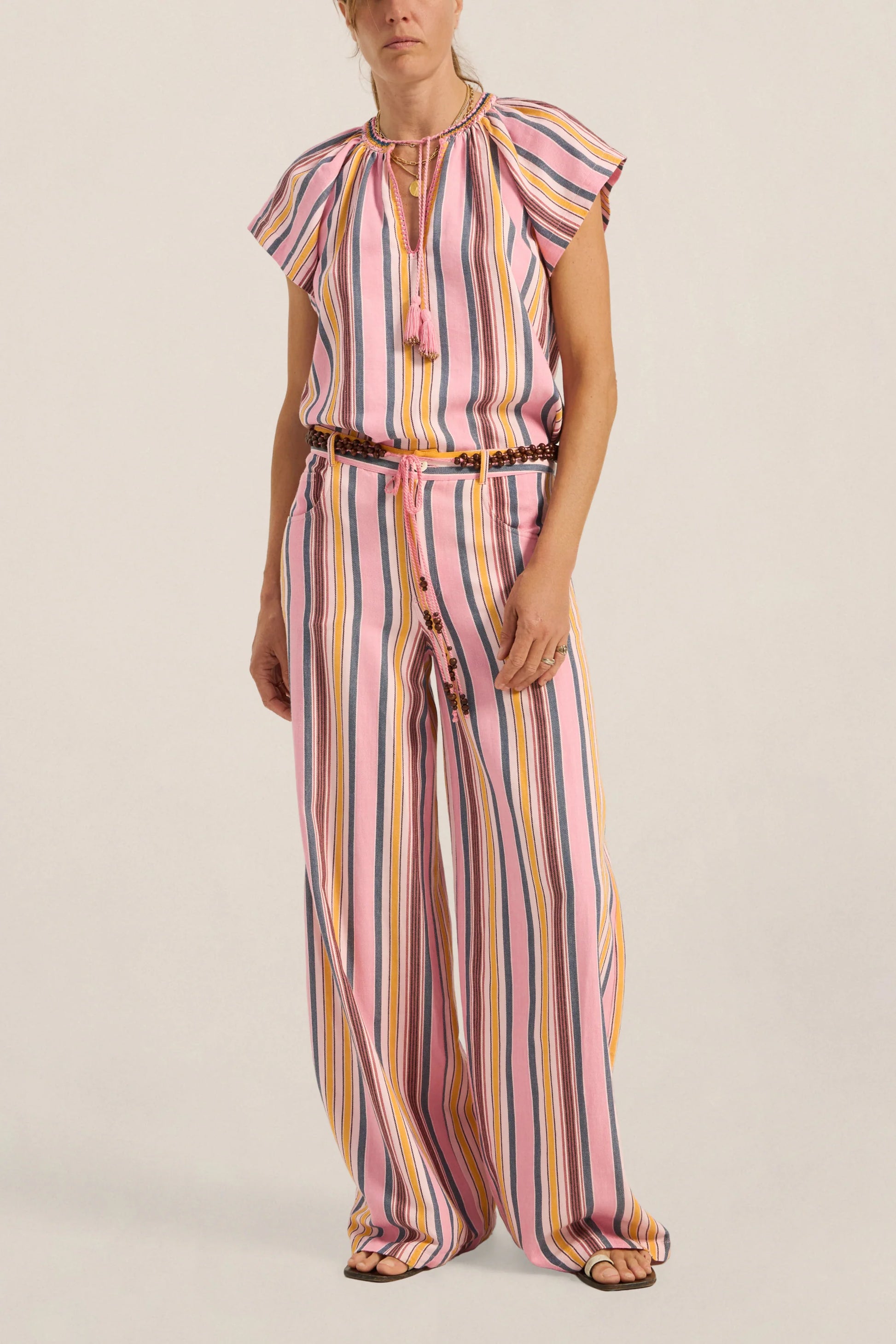 Ilio Nema Zetus Samos Stripe Top