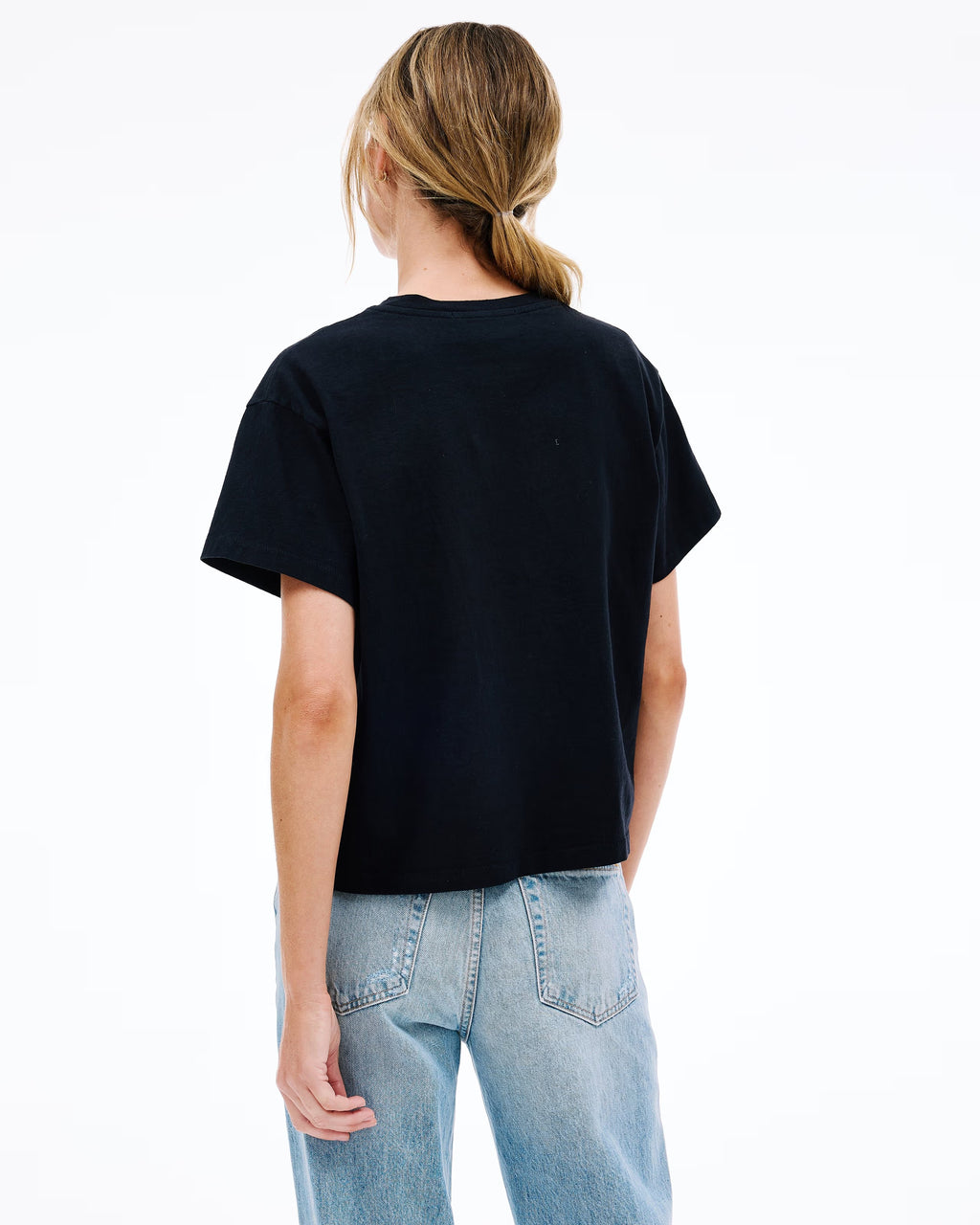 SLVRLAKE Square Tee Natural Raven