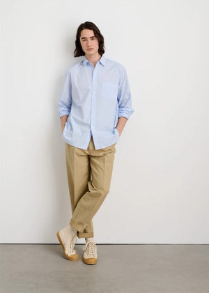 Alex Mill Mill Shirt in Paper Poplin - Calm Blue