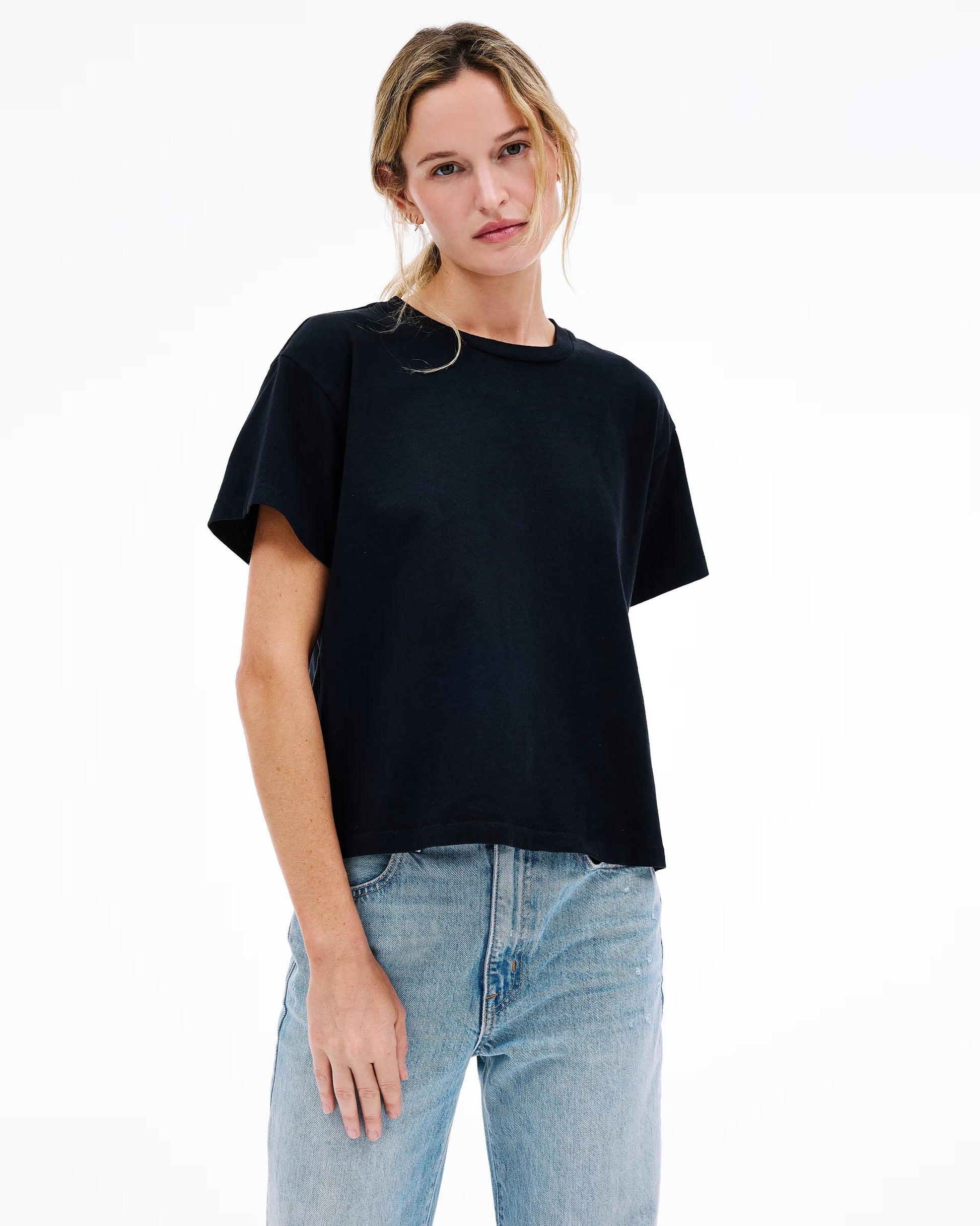 SLVRLAKE Square Tee Natural Raven