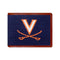 Virginia (Dark Navy) Needlepoint Bi-Fold Wallet