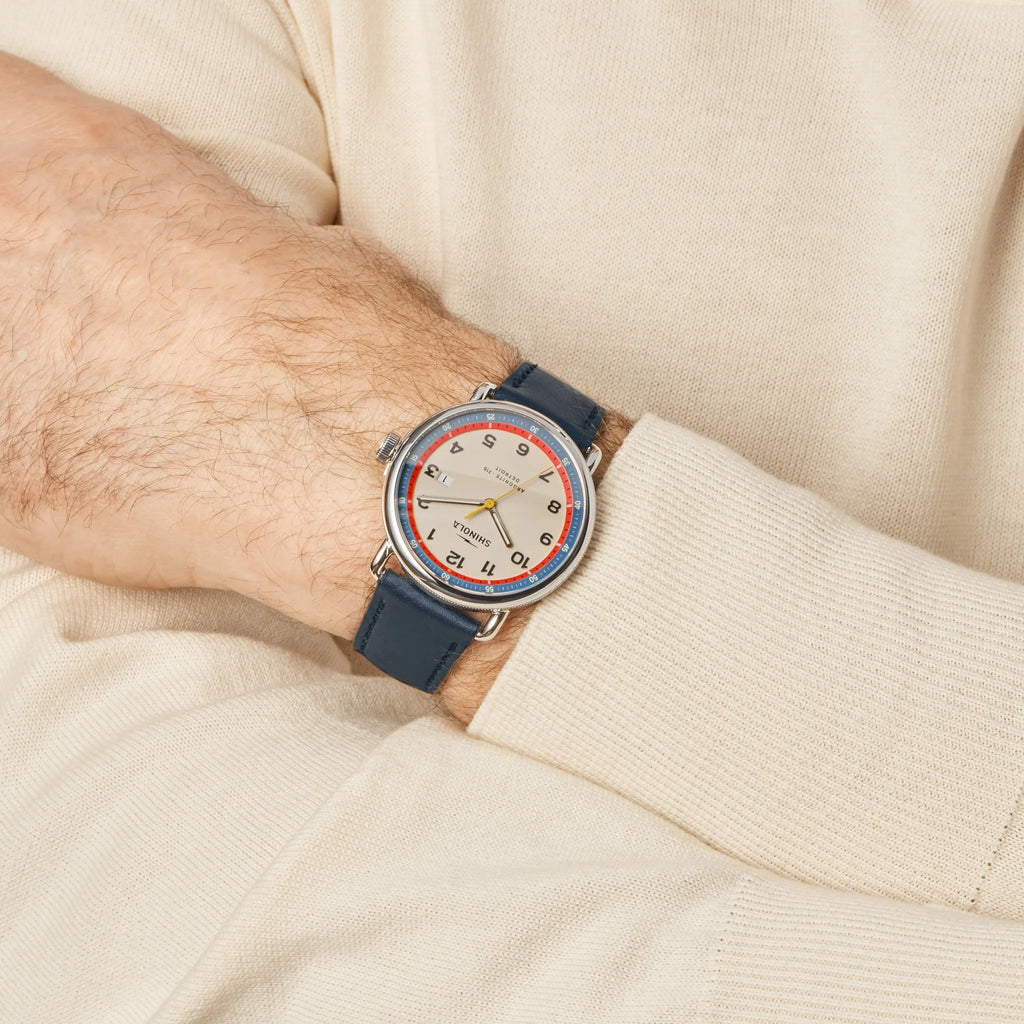 Shinola Canfield C56 Watch - Cream