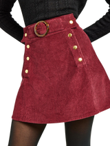 Mille Lorelie Skirt - Raspberry Cord