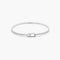 Tateossian T-bangle in Brushed Sterling Silver