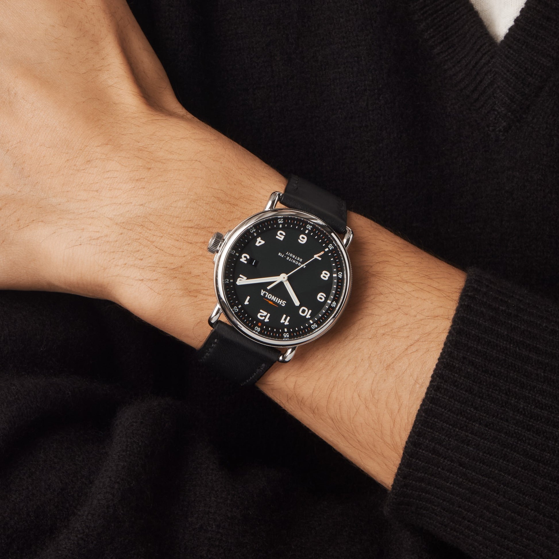 Shinola Canfield C56 Watch - Black