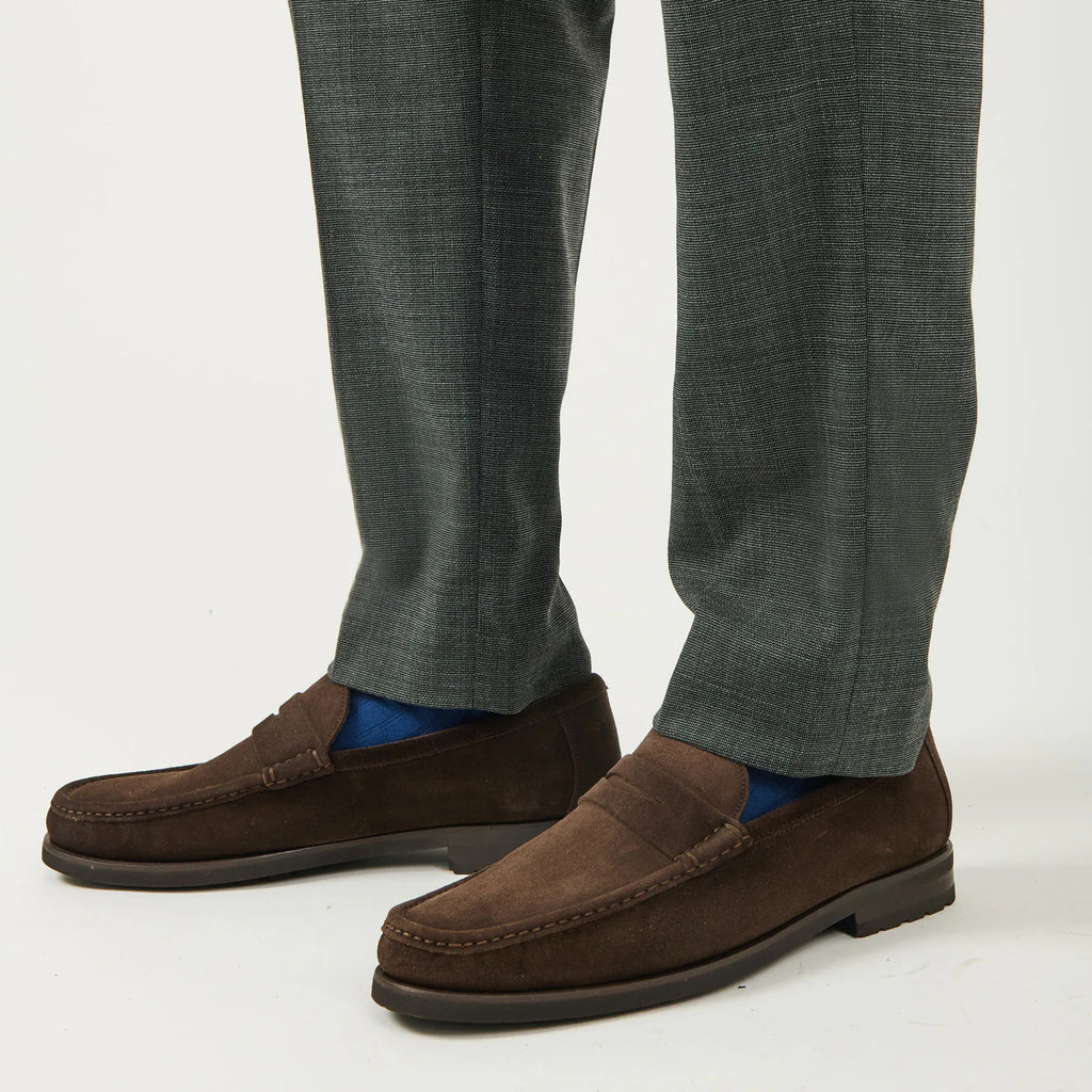 To Boot Belfast Dark Brown Suede Loafer