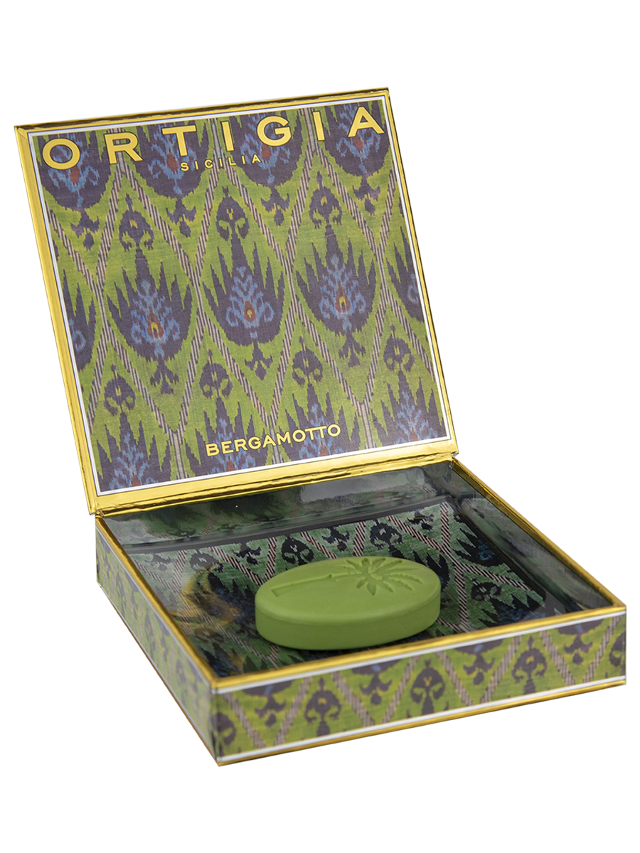 Ortigia Bergamotto Glass Plate & Soap