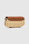 Oroton Nelle Wicker Baguette Purse