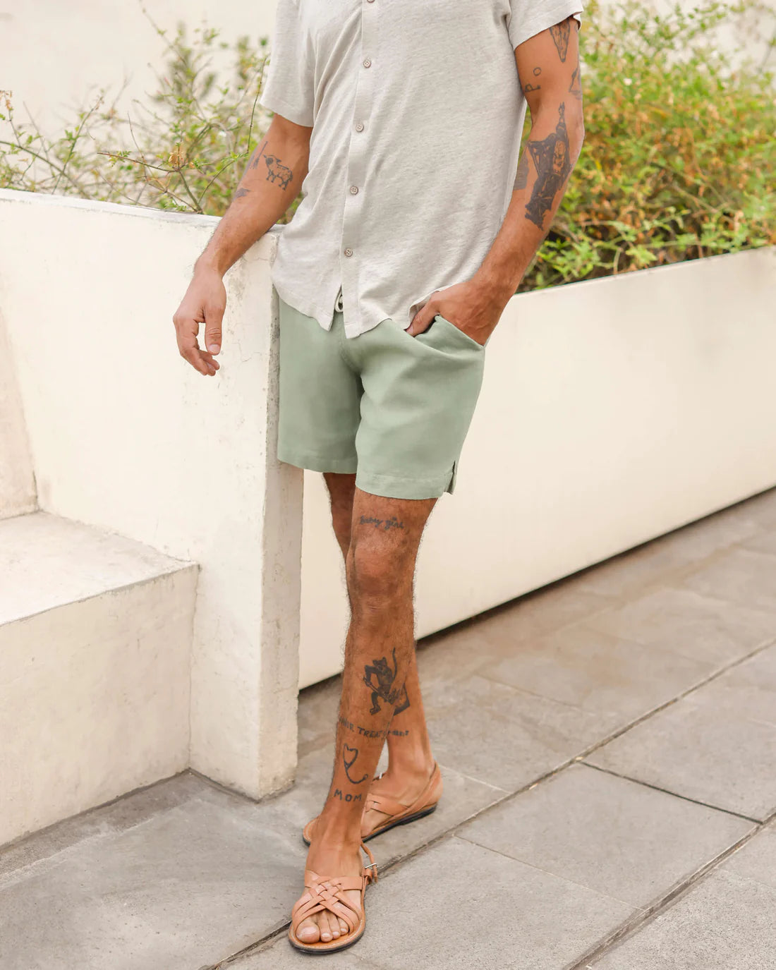 Alex Crane Bo Shorts - Moss