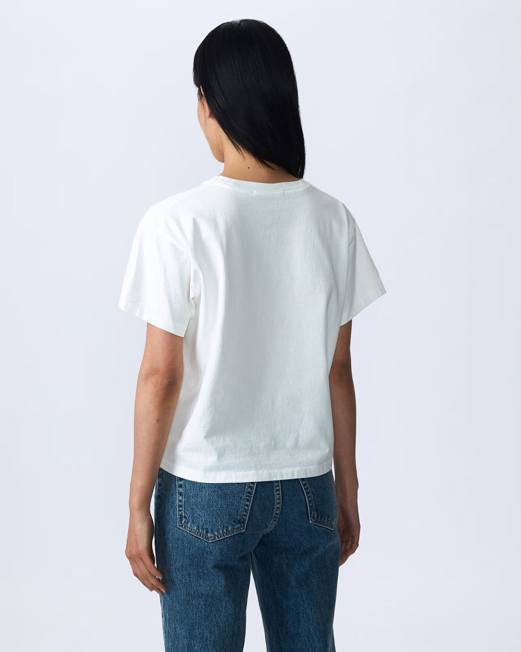 SLVRLAKE Square Tee Natural White