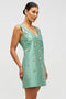 Oroton Embellished Shift Dress - Mint Leaf