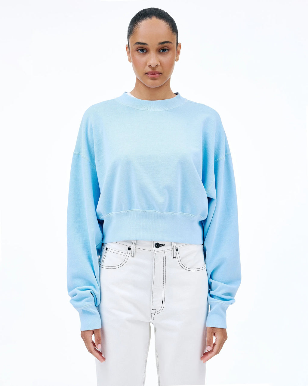 SLVRLAKE Crop Crew Skyline Blue