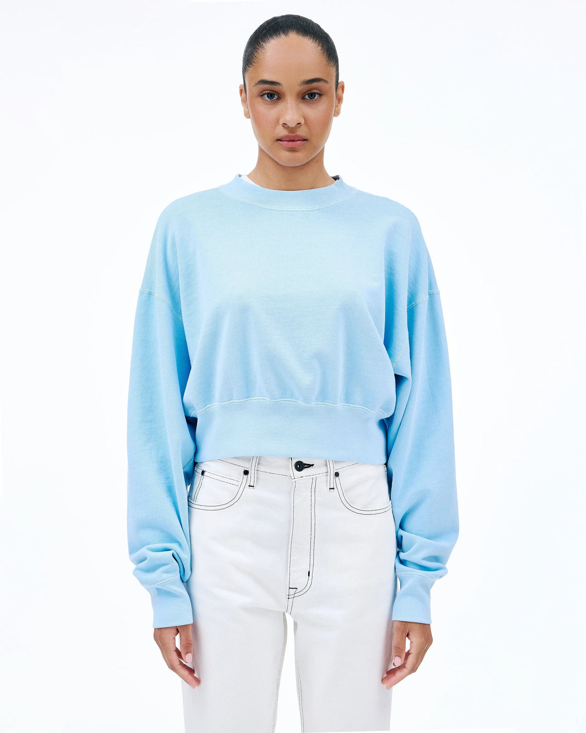SLVRLAKE Crop Crew Skyline Blue