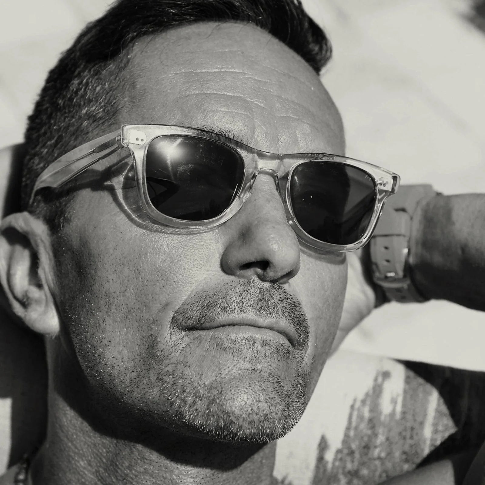 Caddis Porgy Backstage Polished Black Tortoise - Gray Lens - Sunglasses