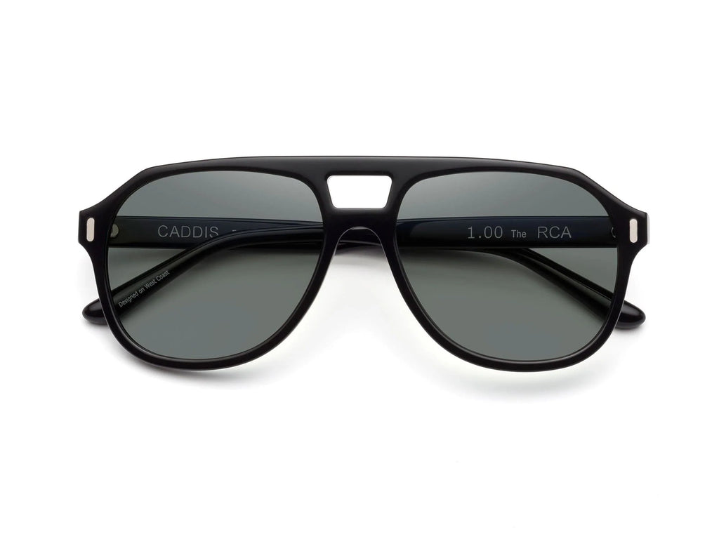 Caddis RCA Polarized Sunglasses - Polished Black
