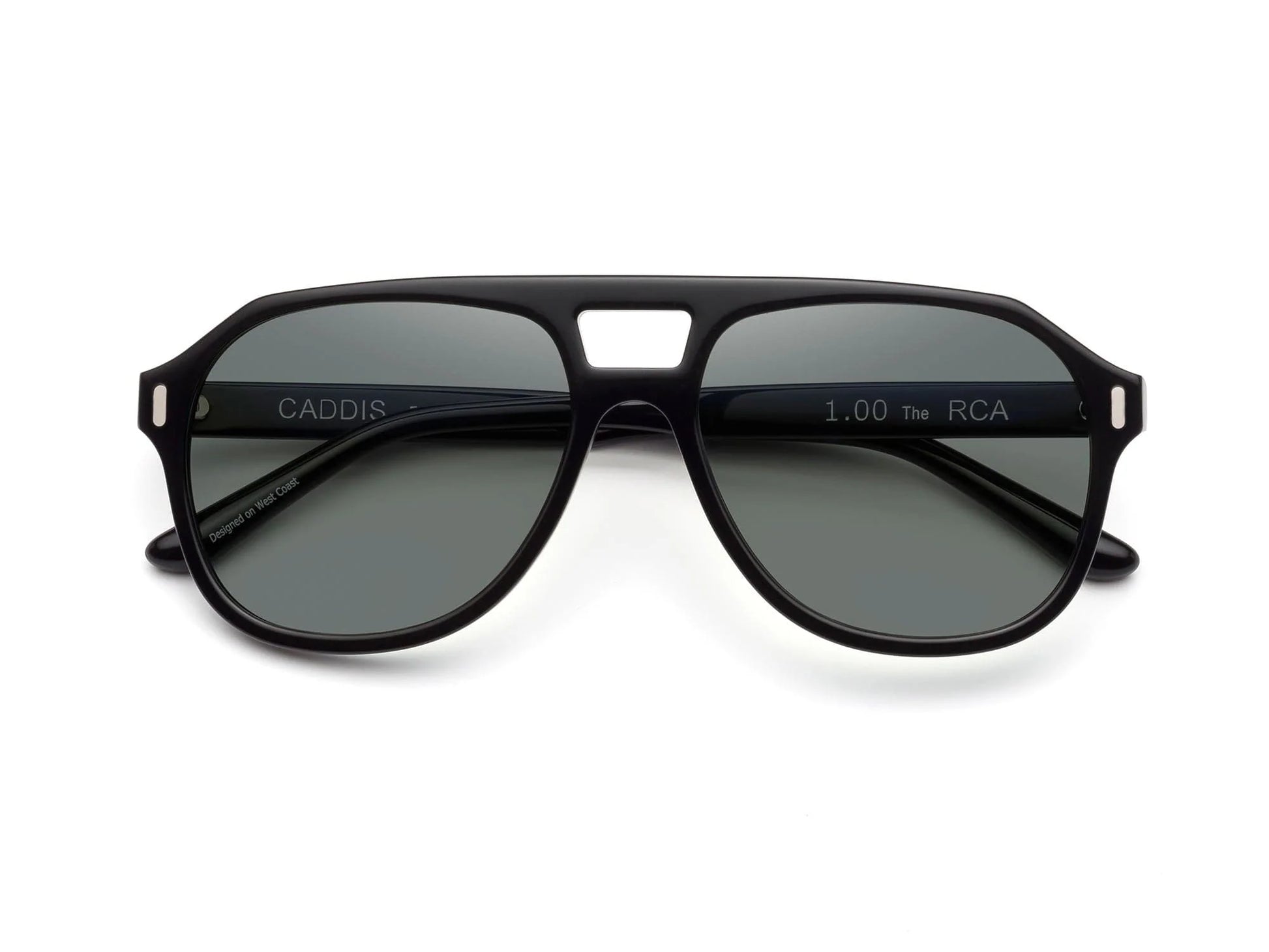 Caddis RCA Polarized Sunglasses - Polished Black