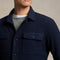 Polo Ralph Lauren Knit Flannel Full Button Shirt - Navy