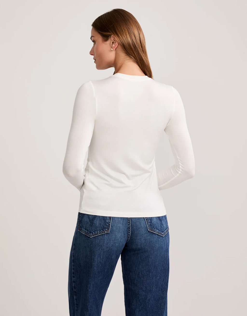 Maison Wheat Chicago Long Sleeve - White