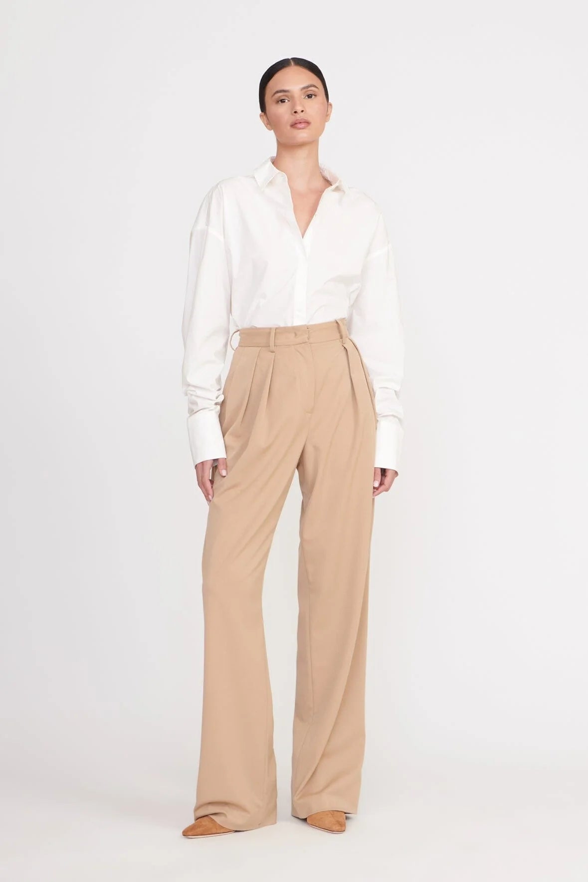 Staud Colton Shirt - White