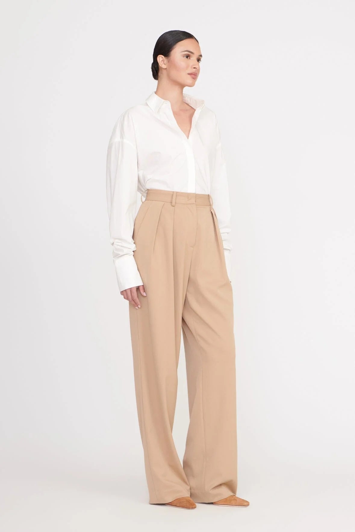 Staud Colton Shirt - White