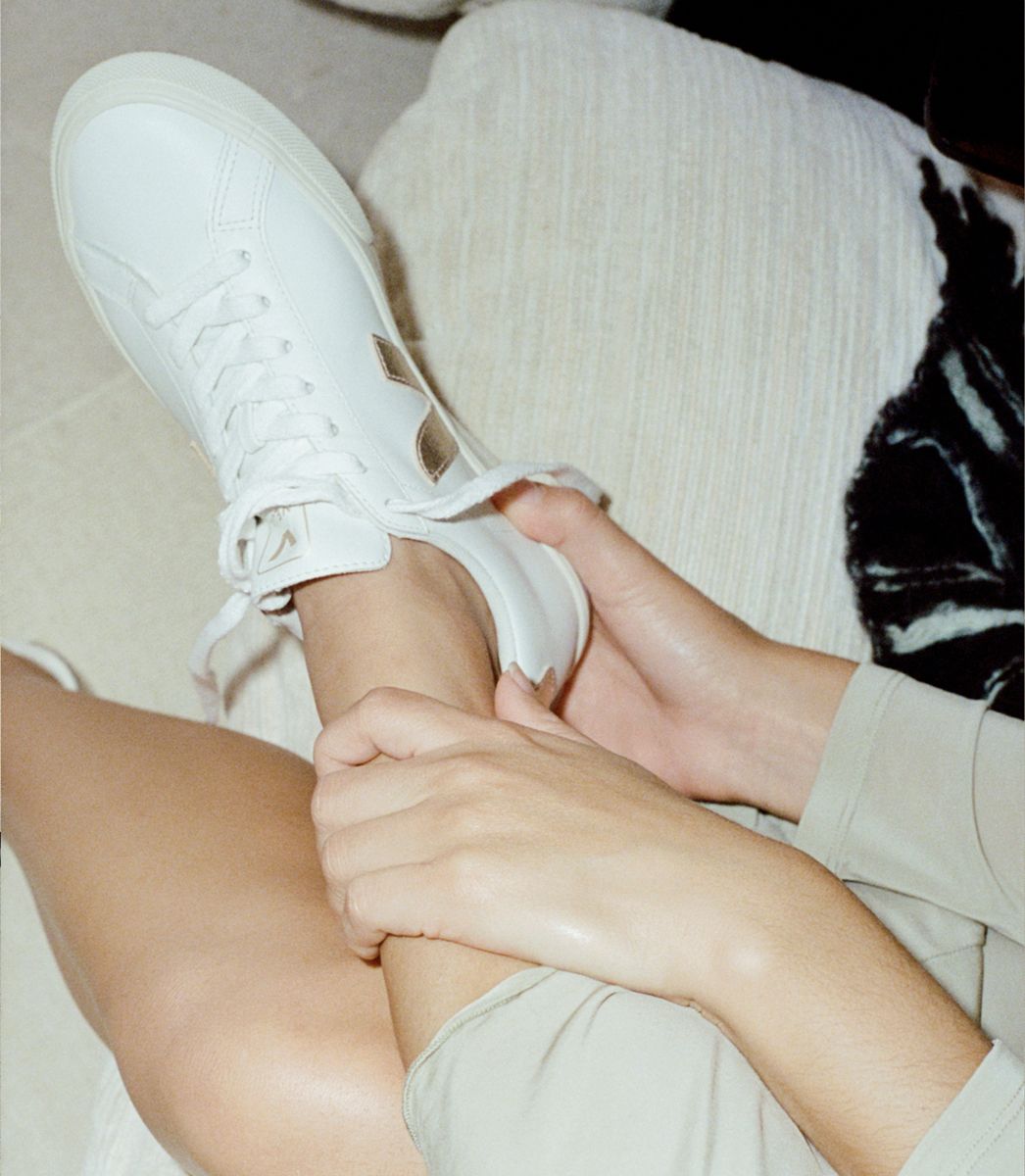 Veja Campo Leather White Platine – Quattro Tizi
