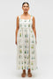 Oroton Greenhouse Floral Sundress in Mist