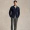 Polo Ralph Lauren Knit Flannel Full Button Shirt - Navy