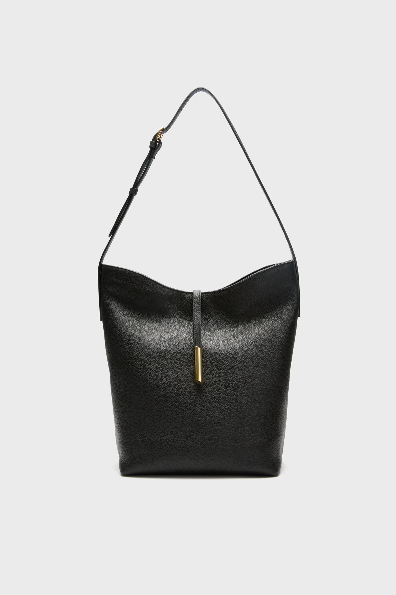 Little Liffner Leather Penne Bucket - Black