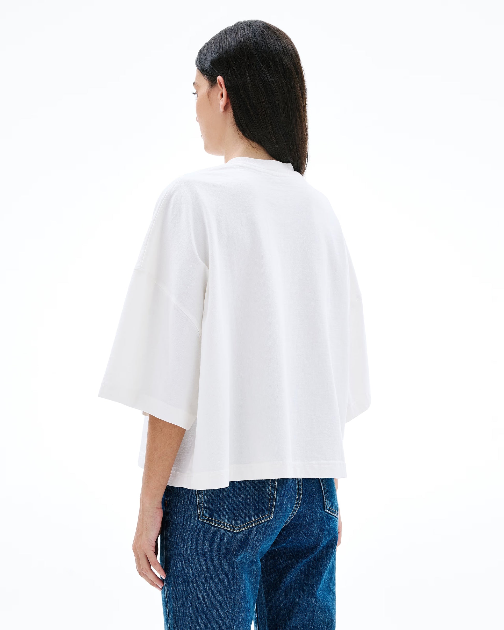 SLVRLAKE Box Tee - Natural White