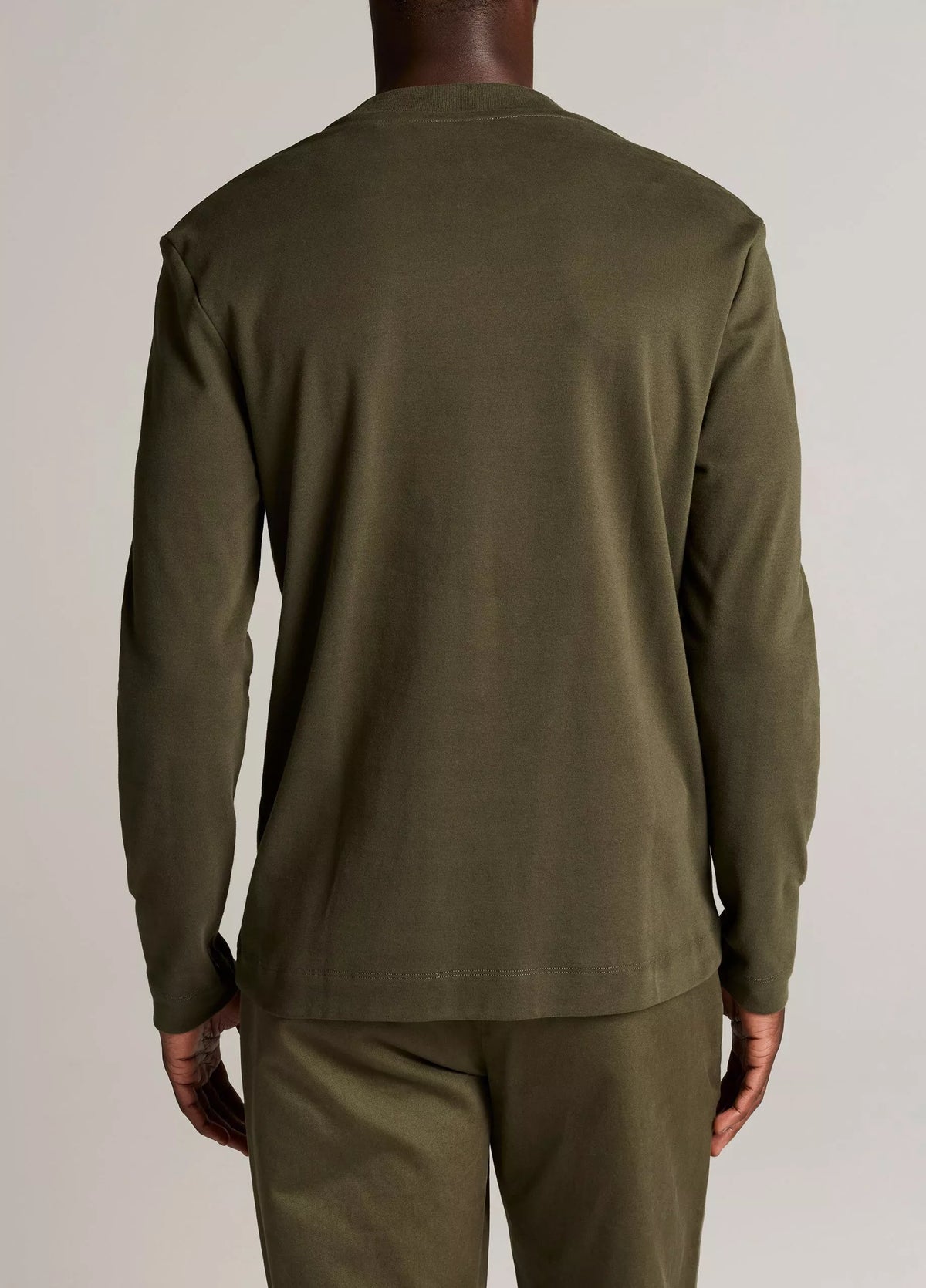 Vince Peached-Face Cotton Jersey Long-Sleeve T-Shirt - Night Leaf