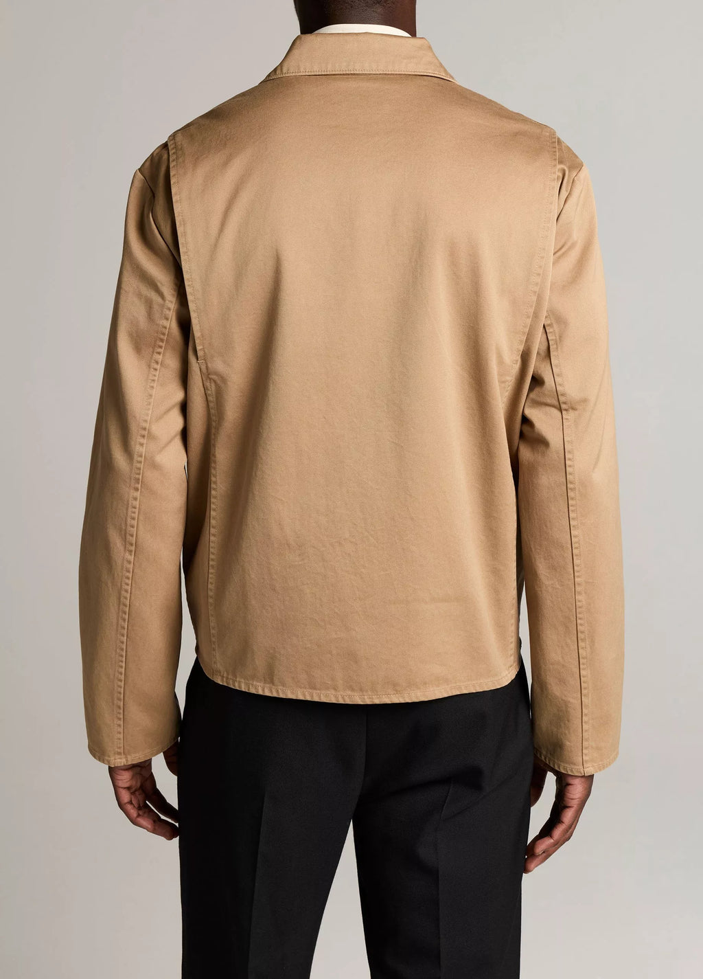 Vince Brushed Cotton Twill Field Jacket  - Carmelo