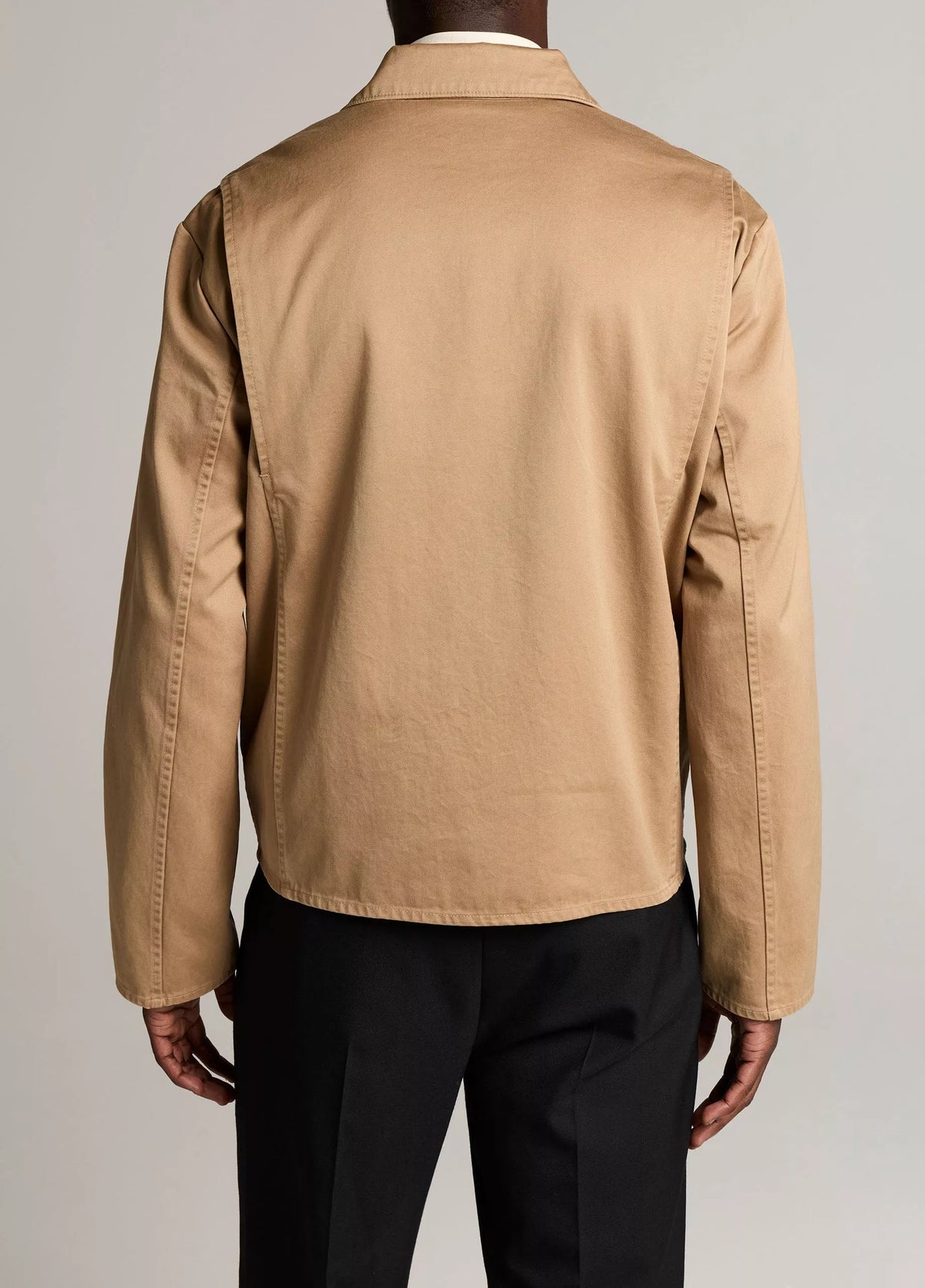 Vince Brushed Cotton Twill Field Jacket  - Carmelo