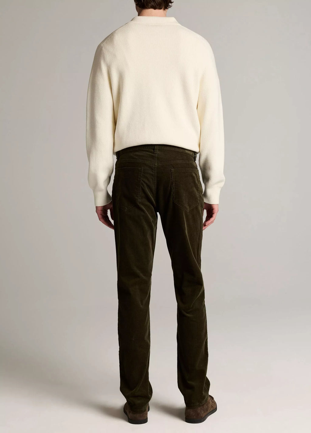 Vince Dylan Slim 5-Pocket Stretch-Cotton Corduroy Pant - Night Leaf