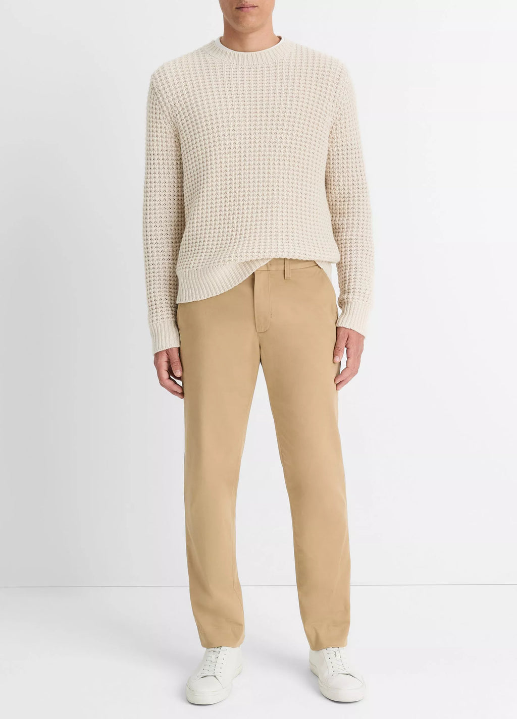 Vince Owen Athletic Stretch-Cotton Pant - British Khaki