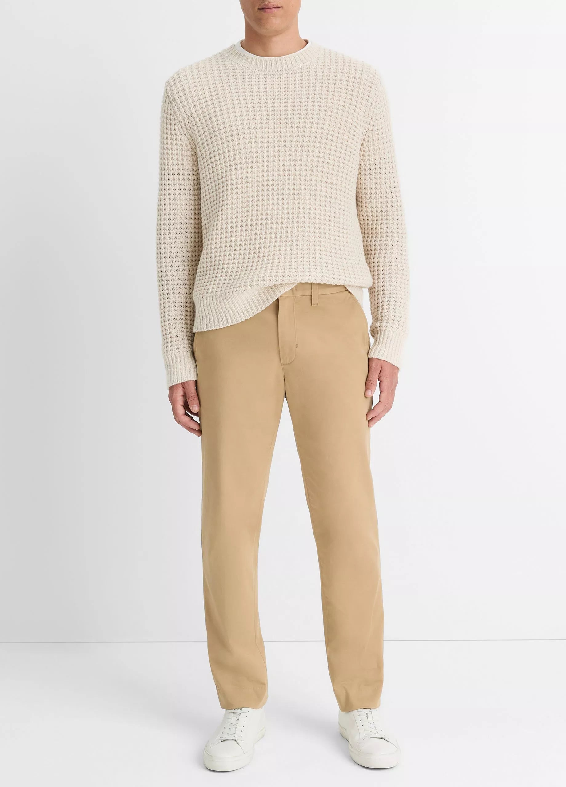 Vince Owen Athletic Stretch-Cotton Pant - British Khaki