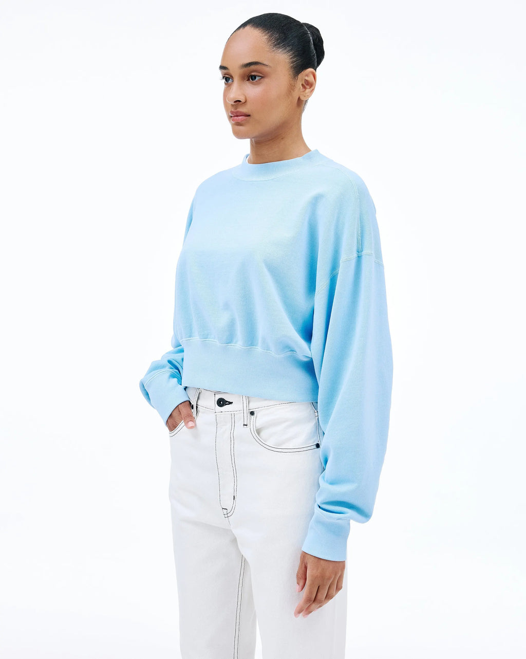 SLVRLAKE Crop Crew Skyline Blue