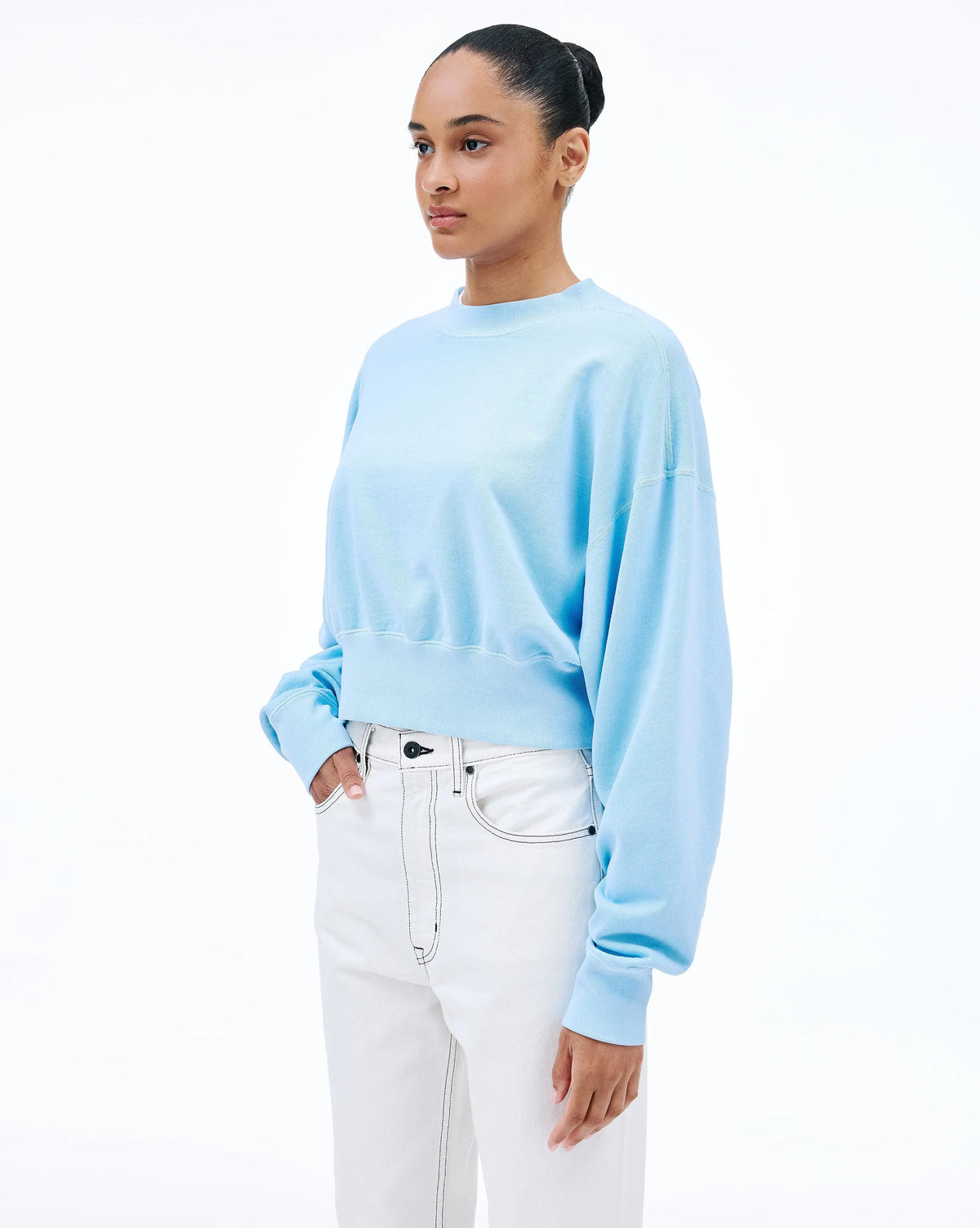 SLVRLAKE Crop Crew Skyline Blue